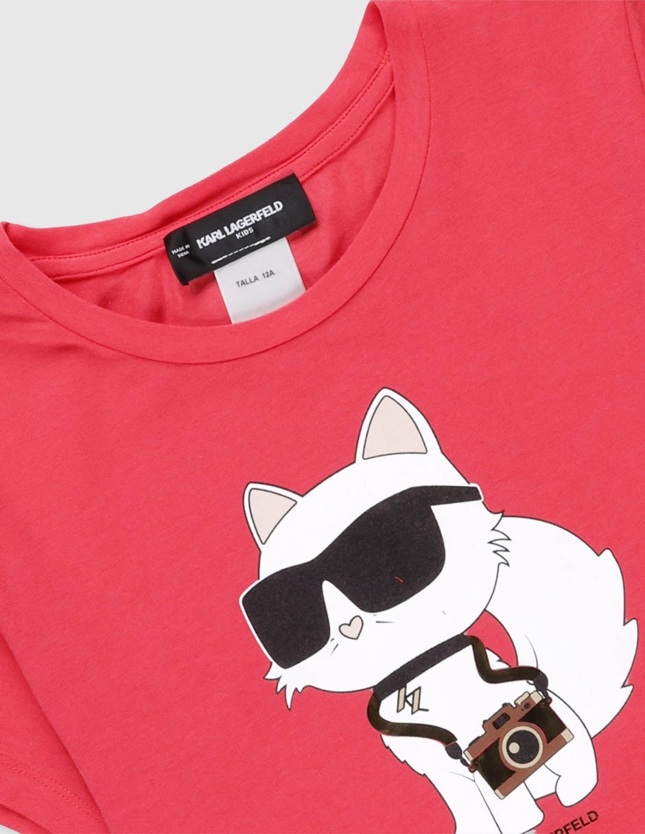 PLAYERA KARL LAGERFELD PARIS, 16, ROJO