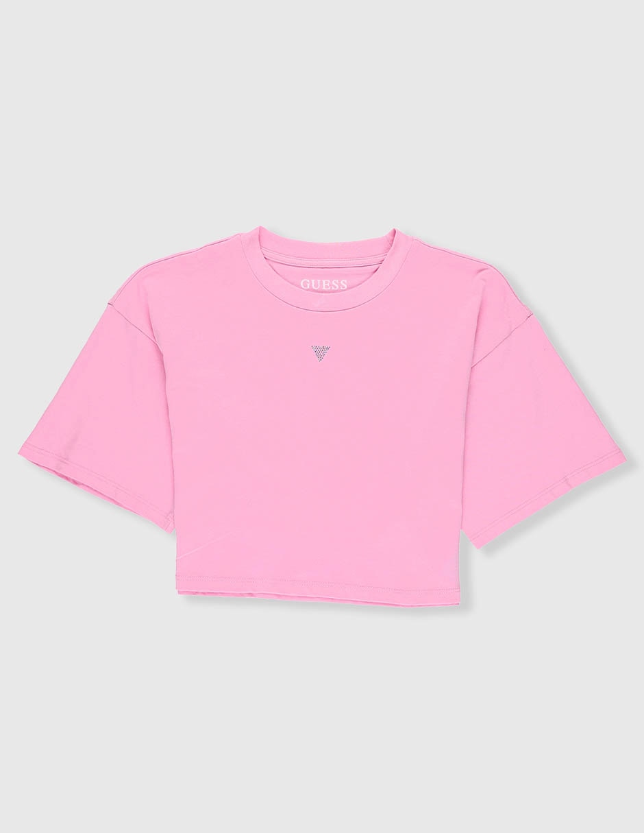 Playera manga corta para niña