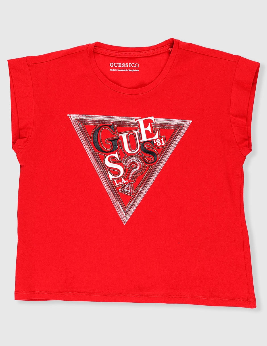 Playera manga corta para niña