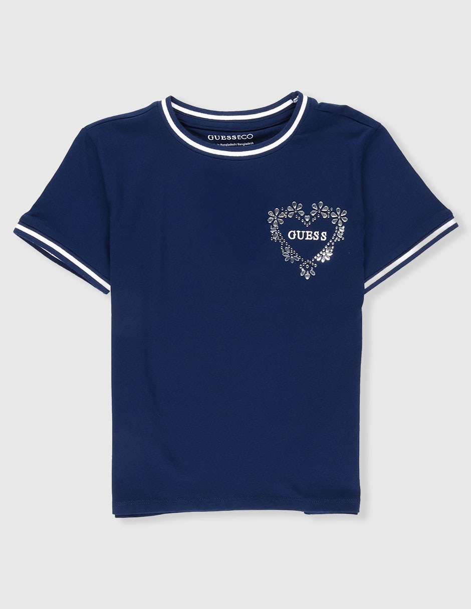 Playera manga corta para niña Playera manga corta para niña