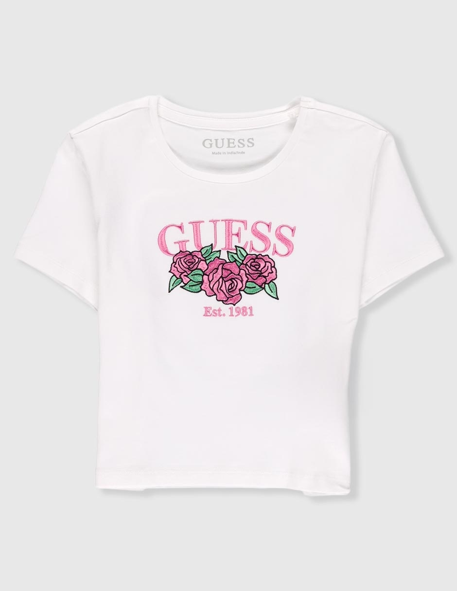Playera manga corta para niña