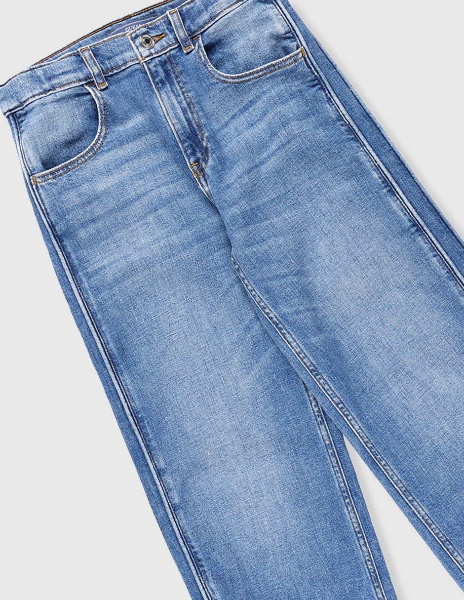 Jeans campana deslavado para niña 3