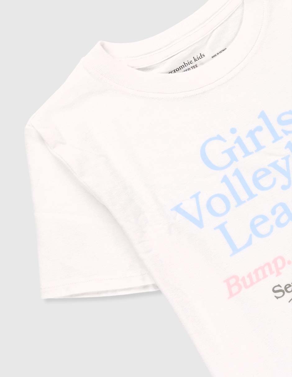 Playera manga corta para niña 4