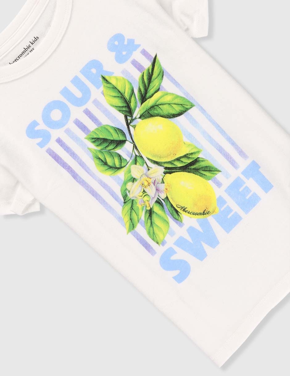 Playera manga corta para niña 4
