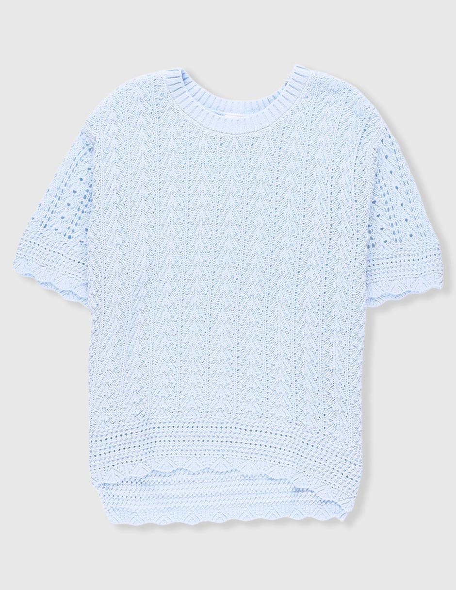 Playera manga corta para niña