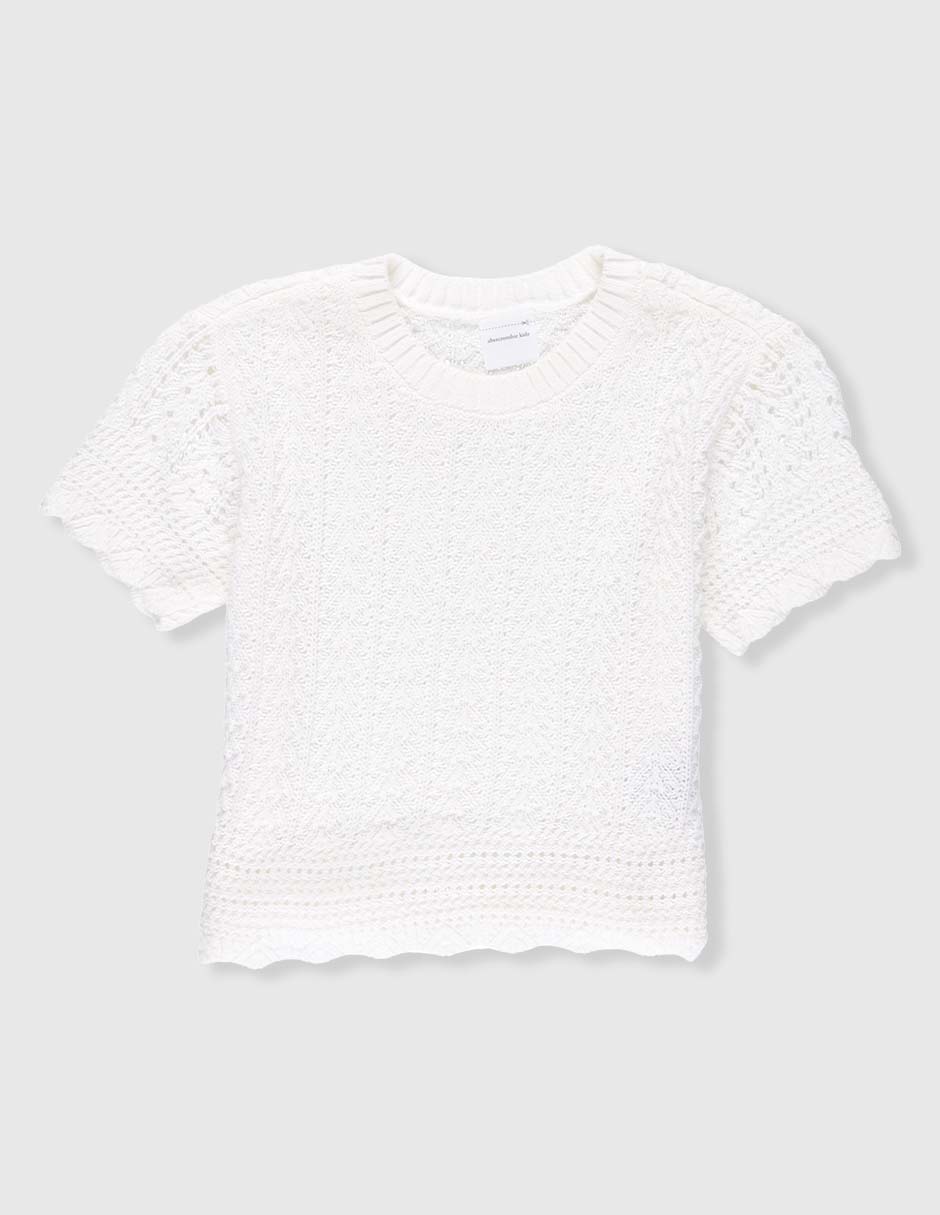 Playera manga corta para niña