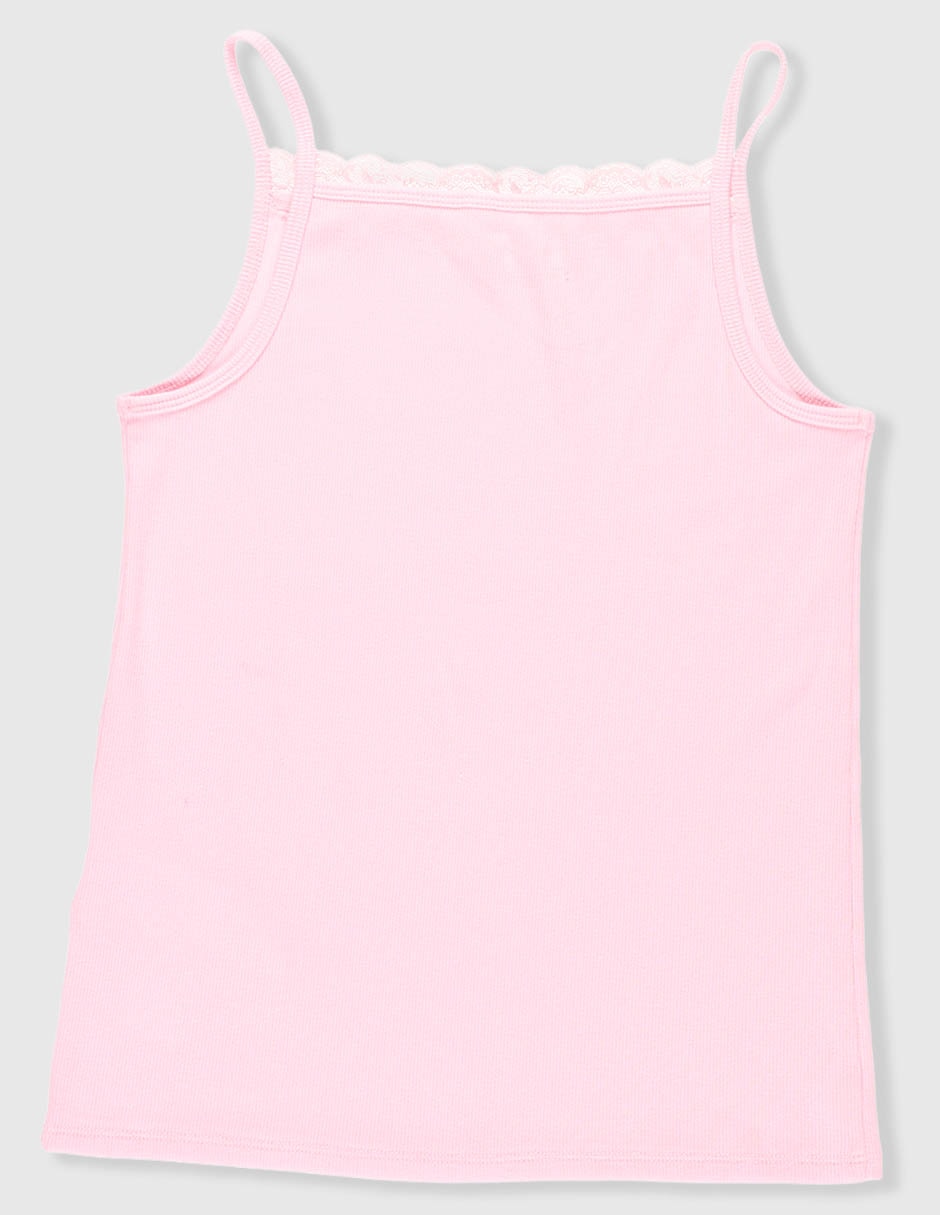 Playera sin manga para niña 2