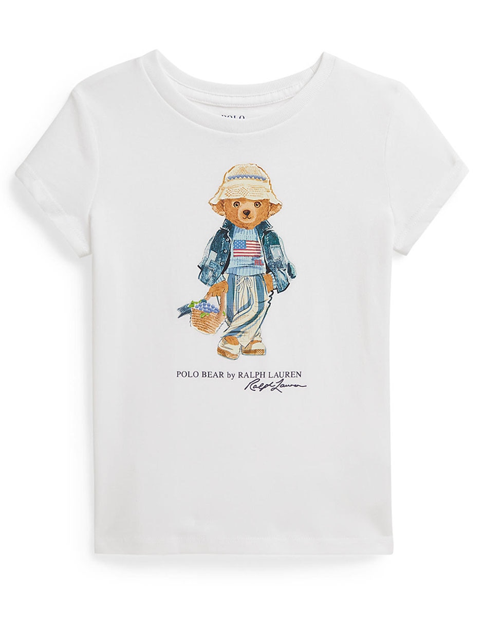Playera manga corta para niña