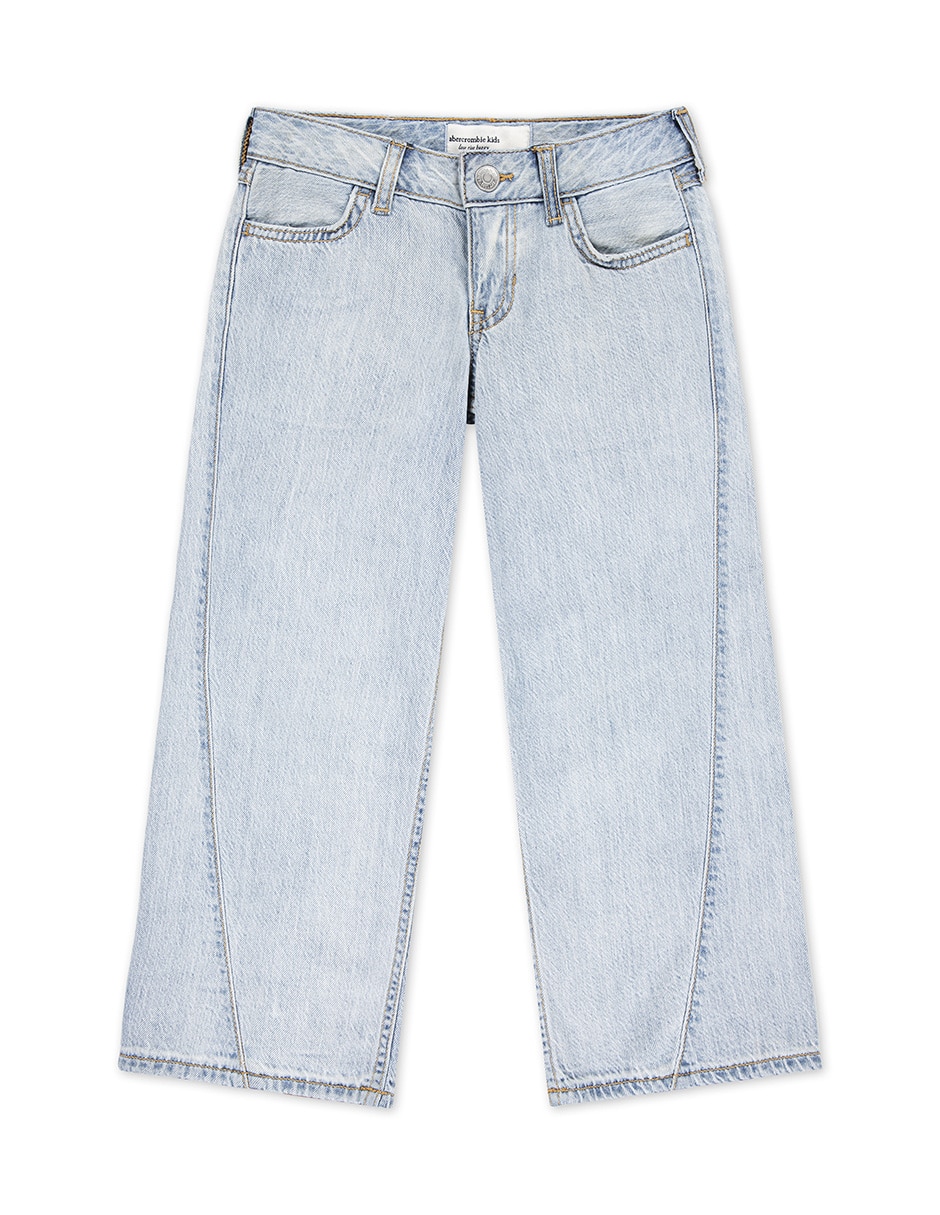 Jeans straight 43AG07-LCA lavado claro para niña Jeans straight 43AG07-LCA lavado claro para niña
