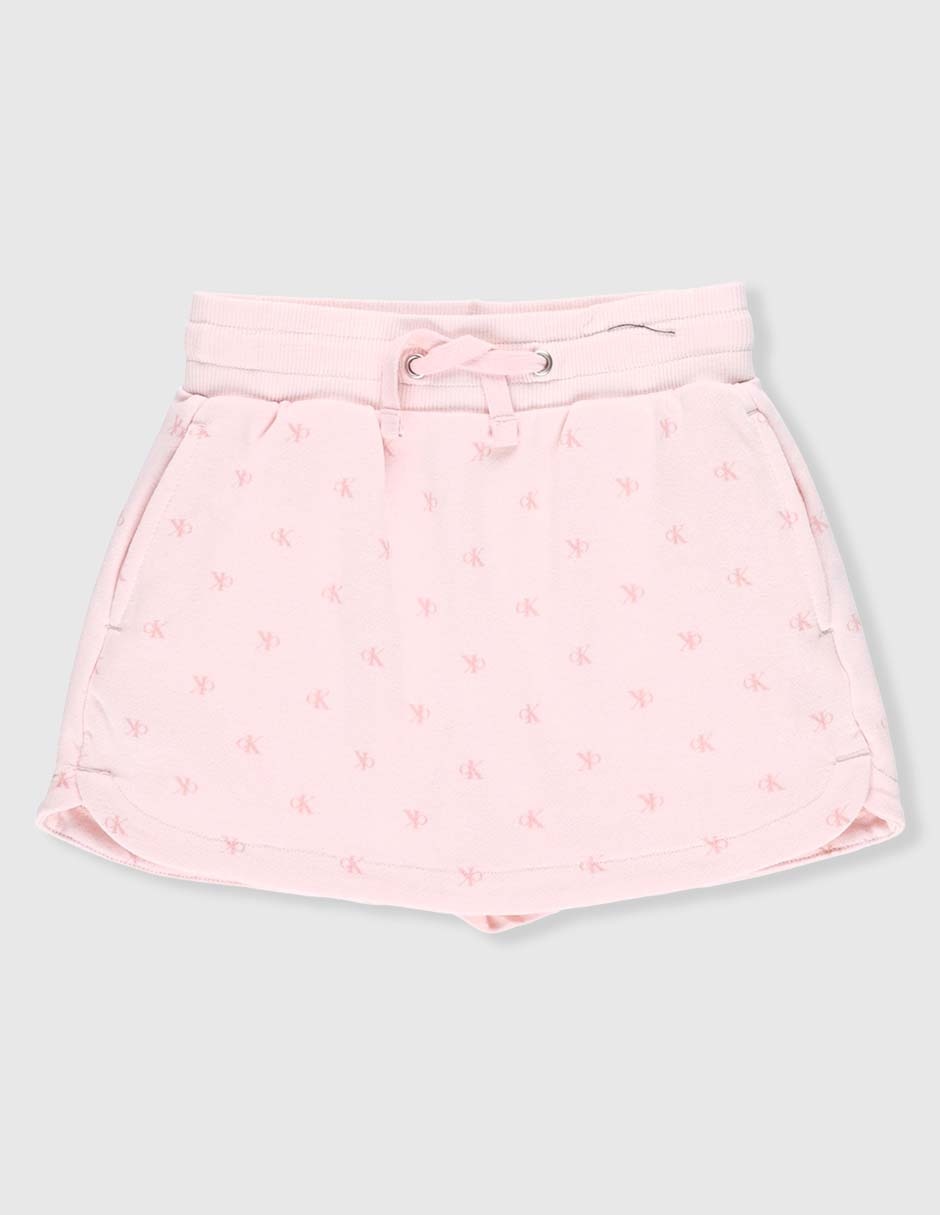 Falda short de algodón para niña Falda short de algodón para niña