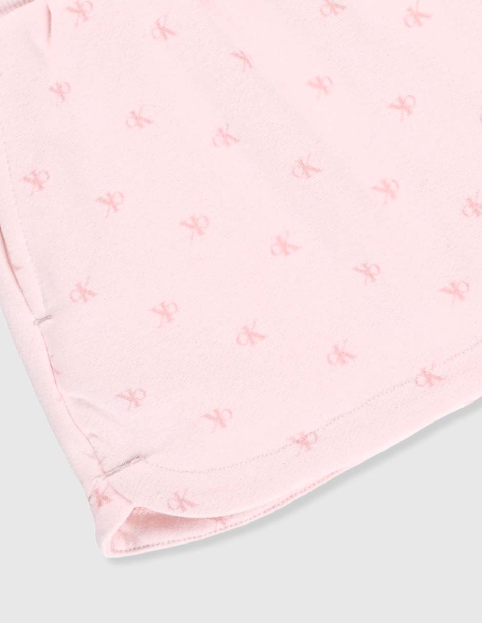 Falda short de algodón para niña 4