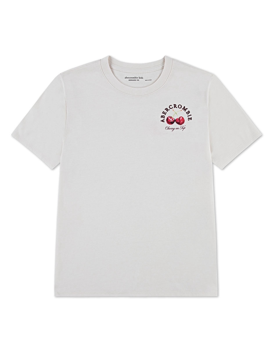 Playera manga corta para niña