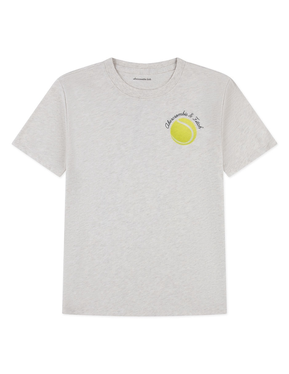 Playera manga corta para niña