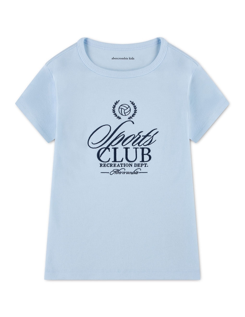 Playera manga corta para niña