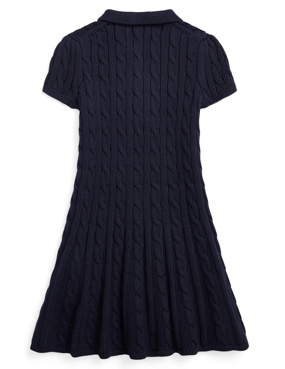 Vestido Polo manga corta para niña 5