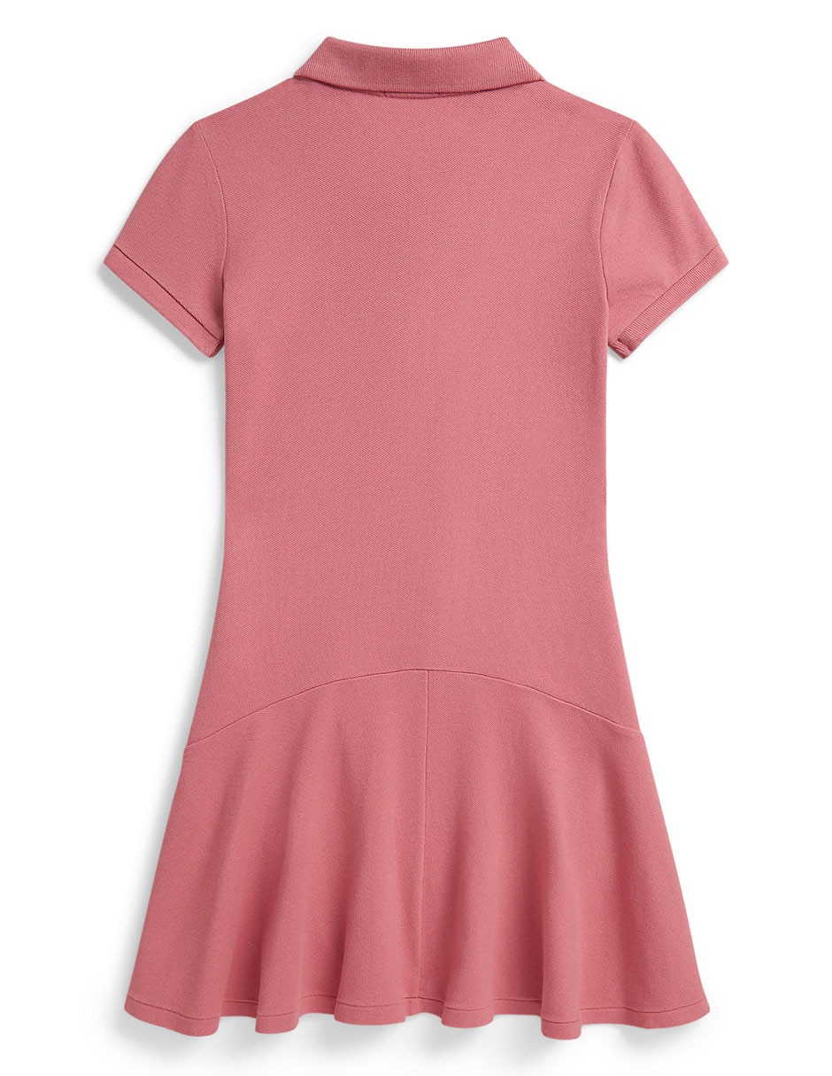 Vestido Polo manga regular para niña 2