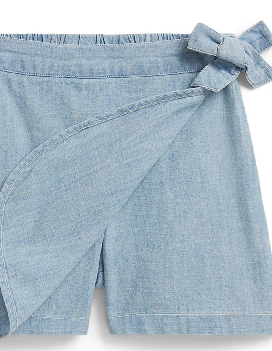 Falda short de algodón para niña 3