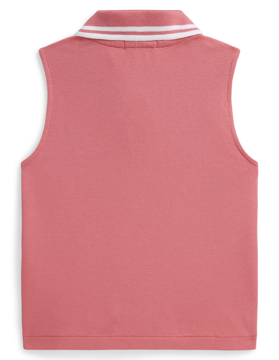Playera sin manga para niña 6