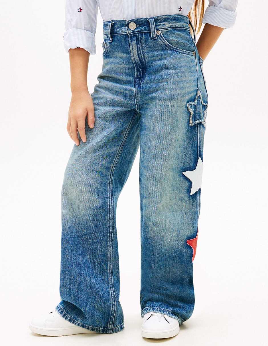 Jeans straight Hilfiger para niña