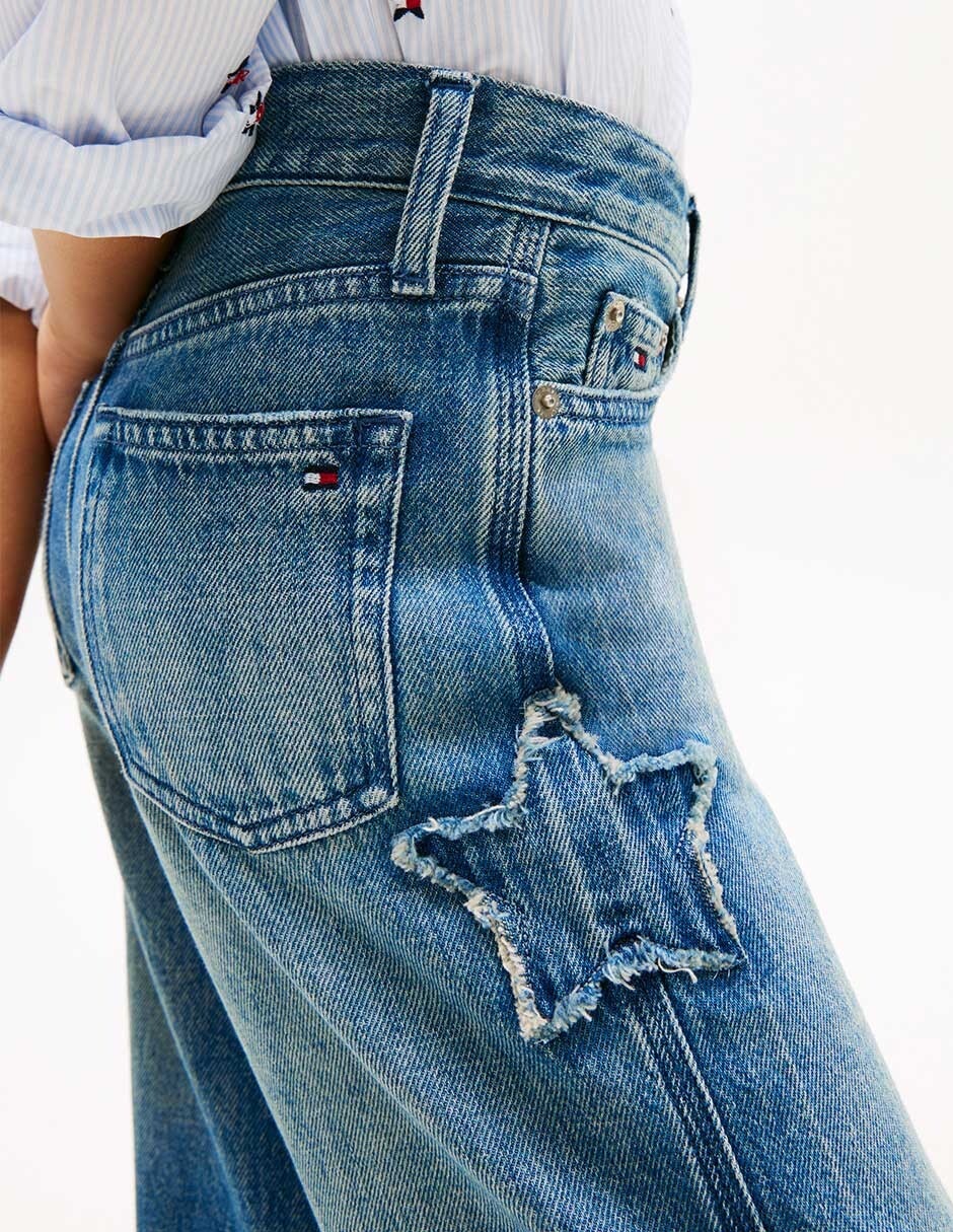 Jeans straight Hilfiger para niña 4