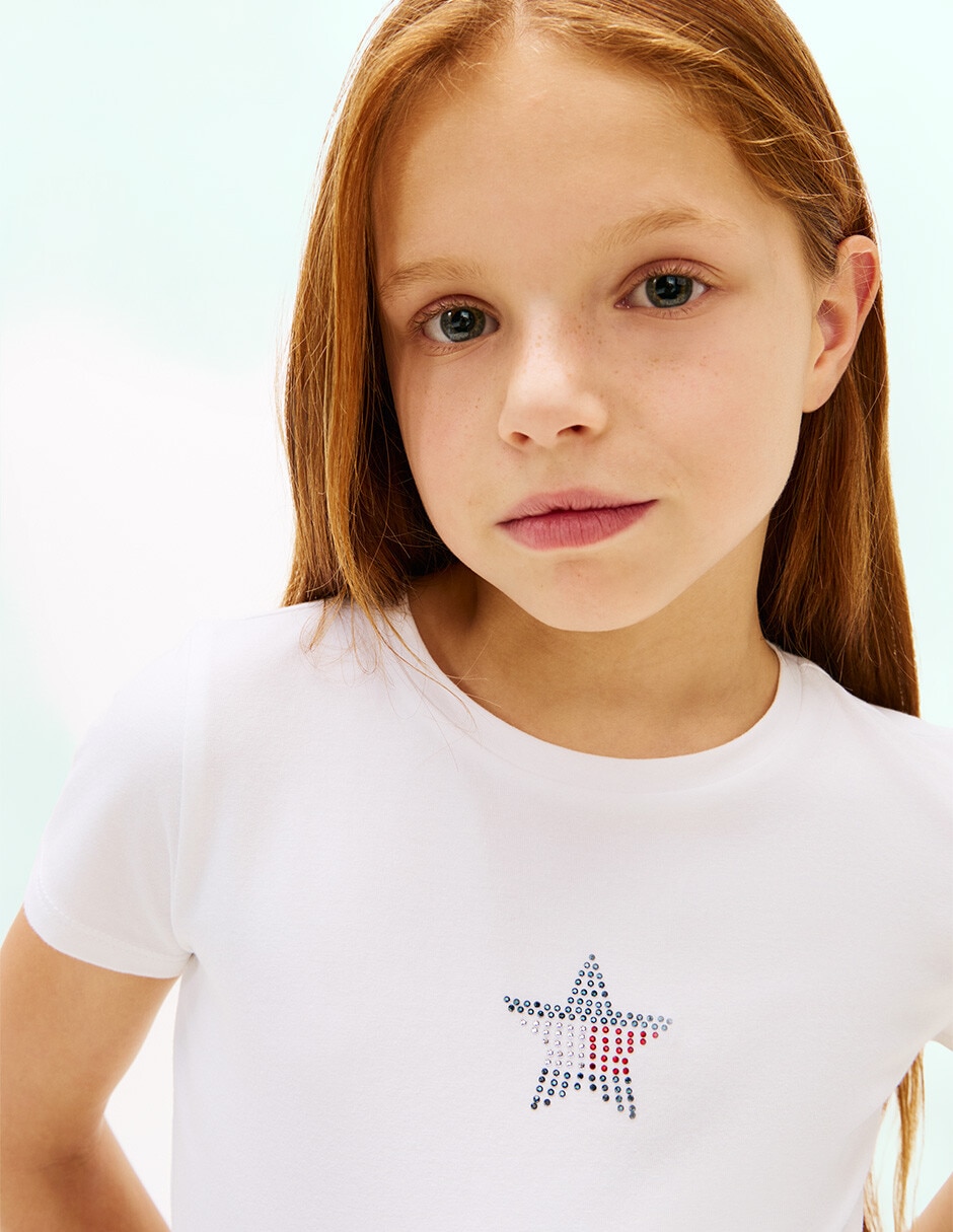 Playera manga corta para niña 2