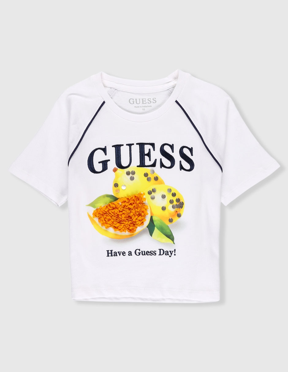 Playera manga corta para niña