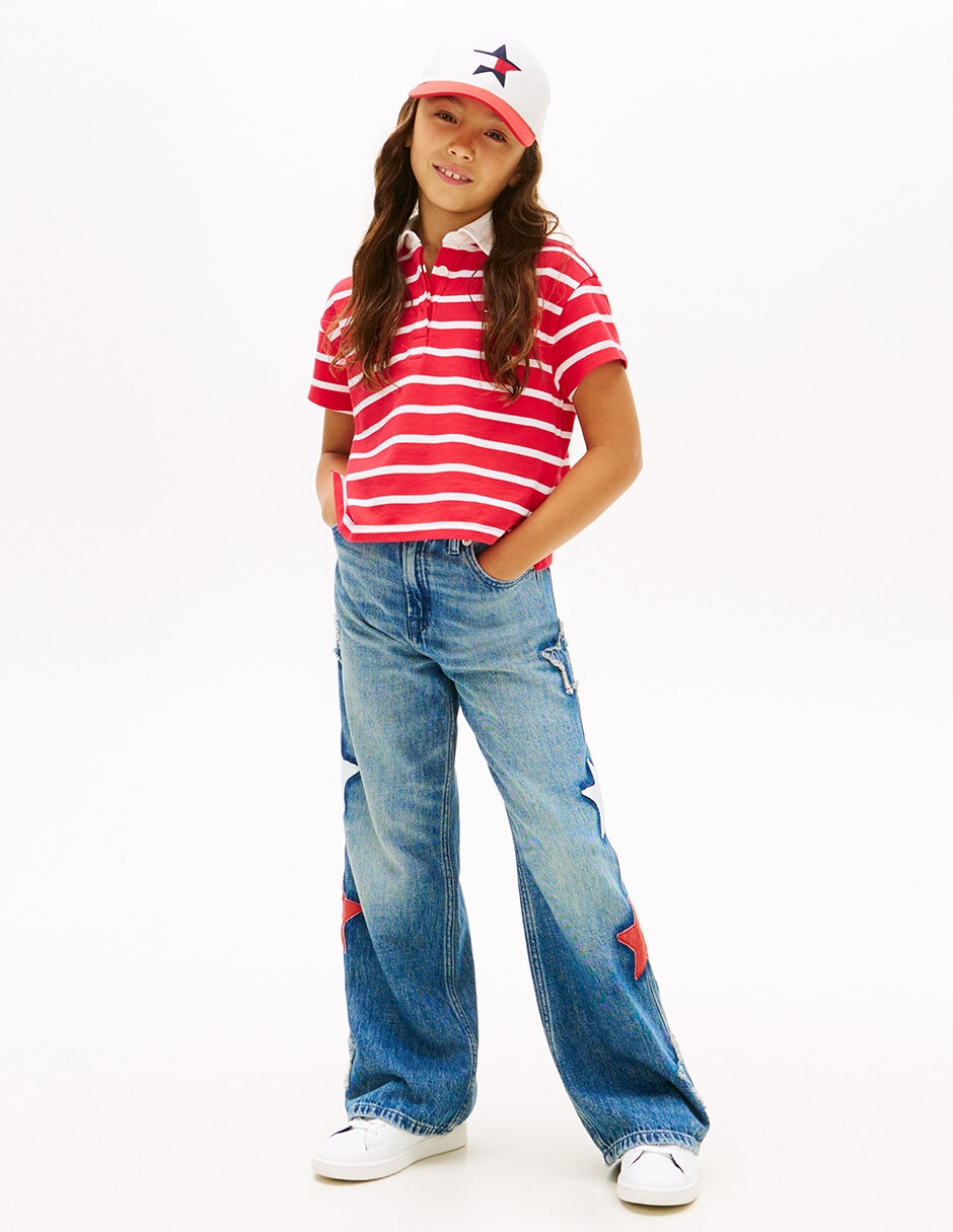 Playera tipo de algodón para niña 2