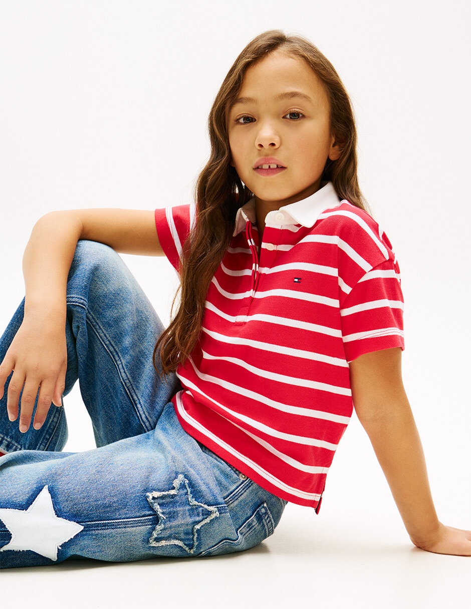 Playera tipo de algodón para niña 3