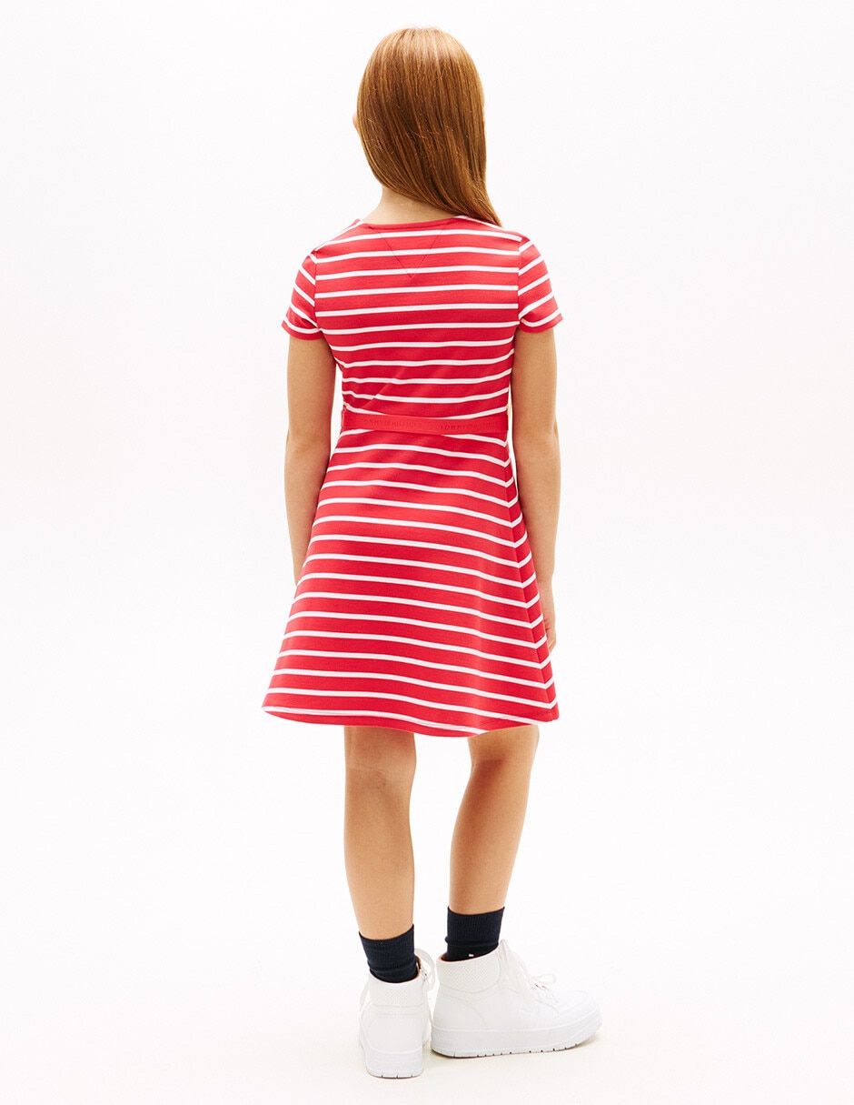 Vestido manga corta para niña 3