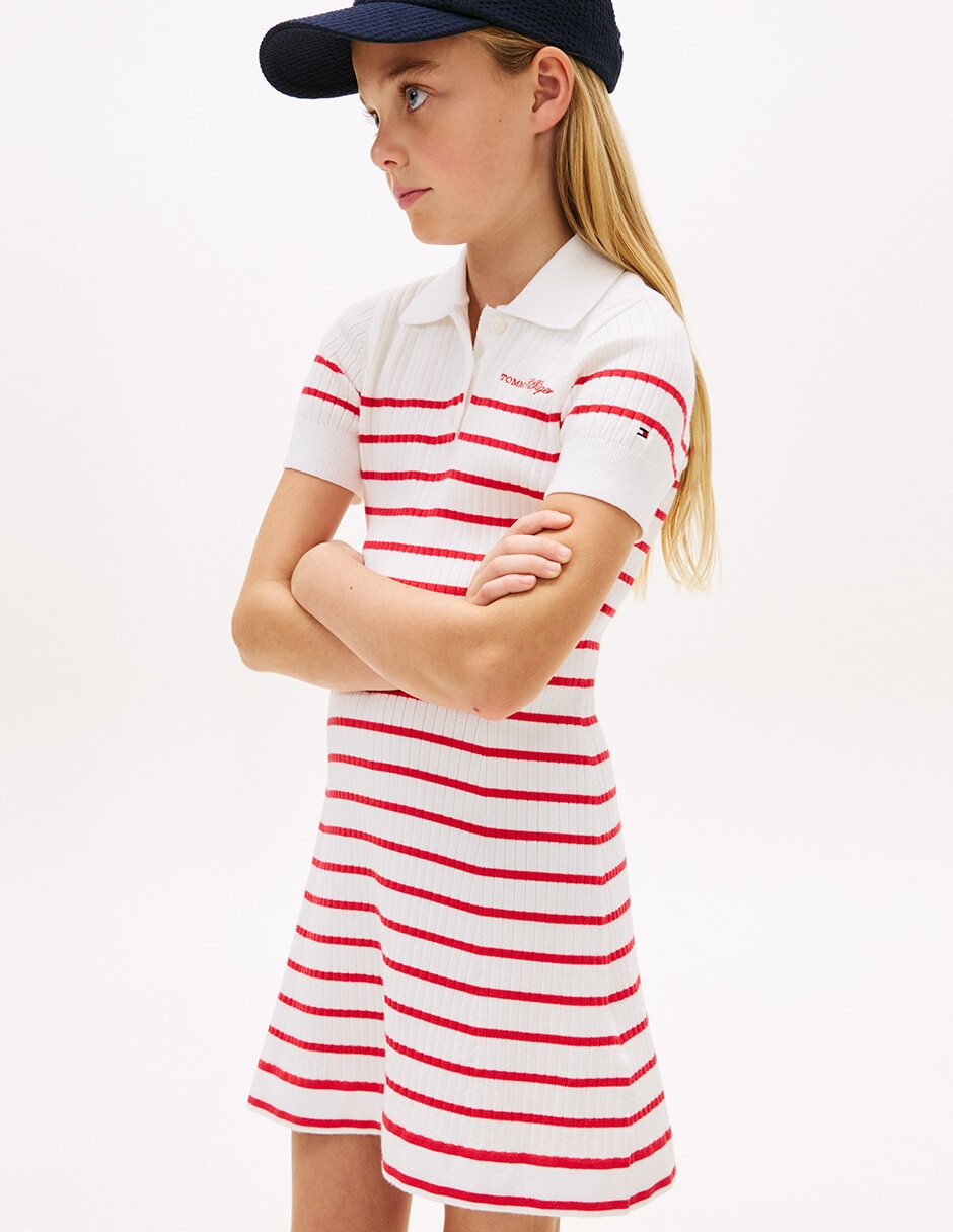 Vestido manga corta para niña 3
