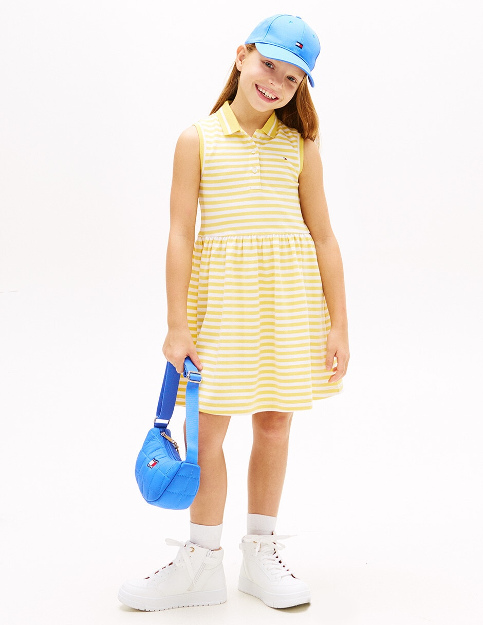 Vestido polo para niña