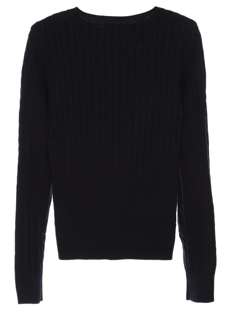 SUÉTER POLO 313543047, XG, AZUL MARINO